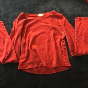 Long sleeve crop top